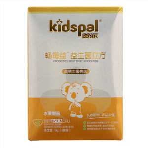 婴派畅每益益生菌立方(黄桃水蜜桃）