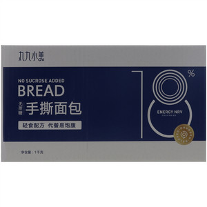 丸九小美无蔗糖手撕面包
