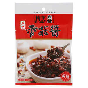 博美果仁香菇酱