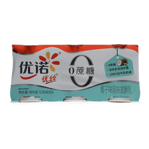 优诺优丝椰子味0蔗糖风味发酵乳