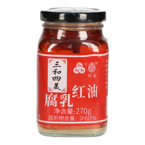 三和四美红油腐乳(发酵性豆制品)