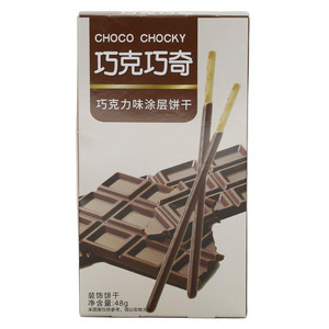 巧克巧奇巧克力味涂层饼干