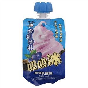 含乳饮料吸吸冰蓝莓味