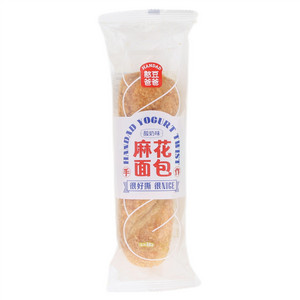 憨豆爸爸酸奶味麻花面包