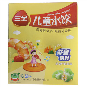 三全儿童水饺 虾皇什锦蔬菜