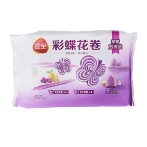 三全彩蝶花卷乳酪紫薯+香芋紫薯