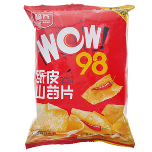 嗑客香辣口味纸皮山药片