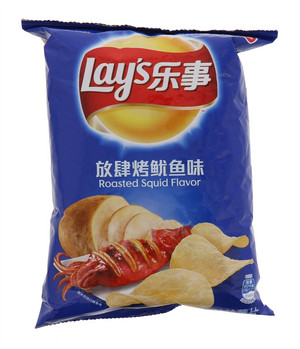 乐事放肆烤鱿鱼味70克