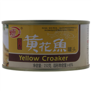 易利豆香黄花鱼罐头