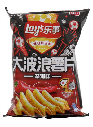 乐事大波浪薯片辛辣味70克