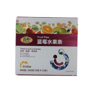 贝兜蓝莓水果条