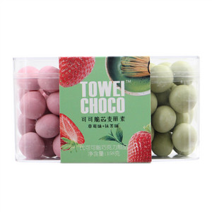 TOWEI CHOCO可可脆芯麦丽素（草莓味+抹茶味）