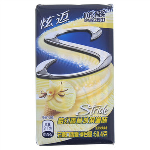 炫迈梦幻香草冰淇淋味无糖口香糖