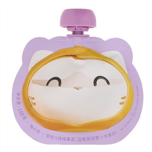 喵小侠蓝莓紫胡萝卜苹果婴幼儿纯纯果泥