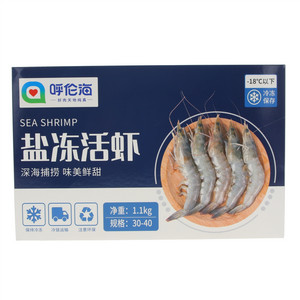 呼伦海盐冻活虾