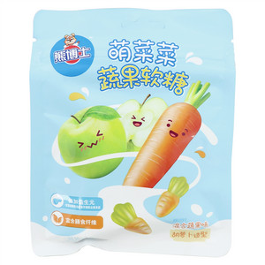 熊博士萌菜菜混合蔬果味蔬果软糖