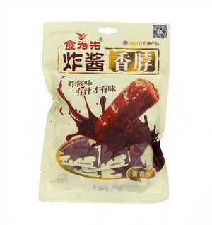 68克食为先炸酱香脖酱香味