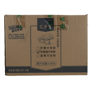汇多滋水蜜桃汁饮料