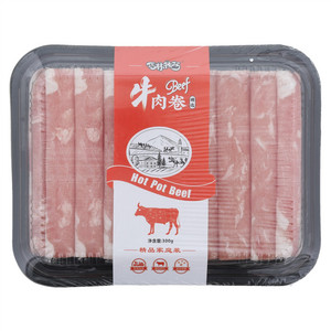 巧林牧场300g牛肉卷（盒）