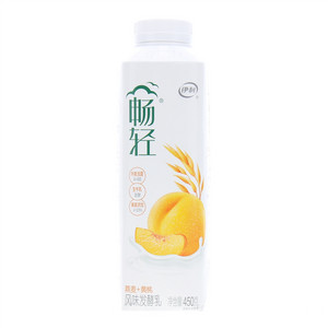 伊利畅轻燕麦+黄桃风味发酵乳