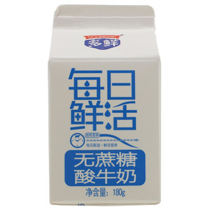 多鲜每日鲜活无蔗糖酸牛奶
