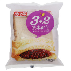 爱吃嘴3+2紫米面包