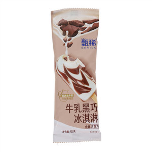 伊利甄稀牛乳黑巧冰淇淋