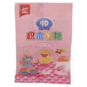 AMOS阿麦斯水蜜桃味4D积木软糖