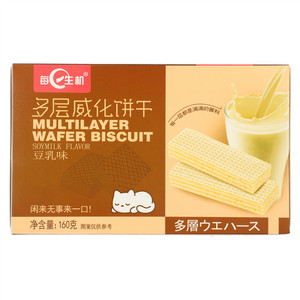 每日生机豆乳味多层威化饼干