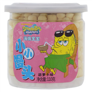 冠奇海绵宝宝小小馒头（胡萝卜味）