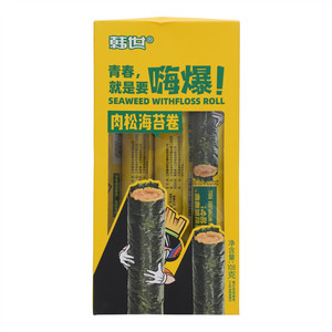 108g盒装肉松海苔卷