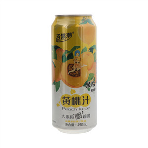 百果潮果粒黄桃汁