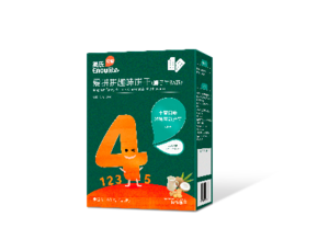 英氏忆格椰子牛奶味爱拼拼趣味饼干
