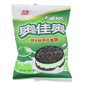 双翔奥佳奥（抹茶味夹心雪糕）
