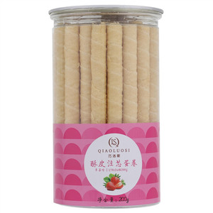 巧洛斯草莓味酥皮注芯蛋卷