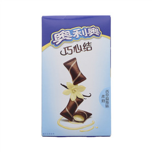 奥利奥巧心结柔滑香草慕斯味注心饼干47克
