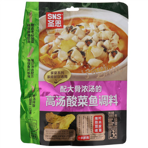 圣恩配大骨浓汤的高汤酸菜鱼调料