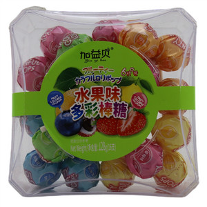 加益贝水果味多彩棒糖