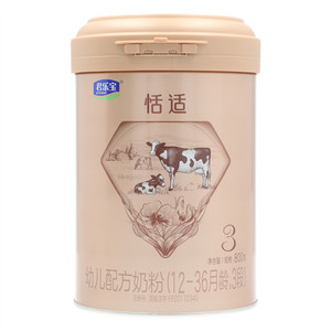 君乐宝恬适幼儿配方奶粉（12-36月龄，3段）
