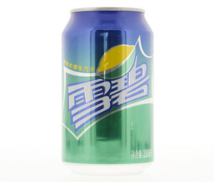 雪碧清爽柠檬味汽水