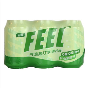 怡宝青柠味气泡苏打水