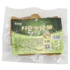 龙大肉食开花脆皮肠