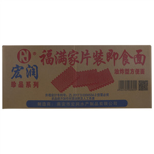 宏润珍品系列福满家片装即食面