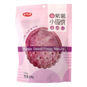 麦特龙紫薯味韧性饼干