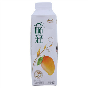 伊利畅轻燕麦+芒果风味发酵乳