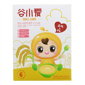 谷小爱婴幼儿高蛋白营养小米米粉高铁+VC