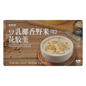 美如胶豆乳椰香野米花胶羹