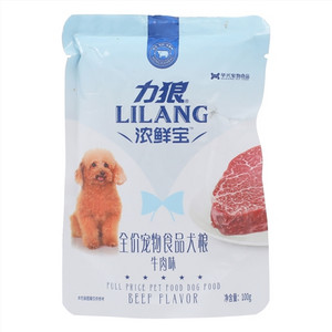力狼浓鲜宝牛肉味全价宠物食品犬粮