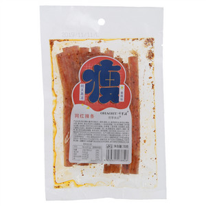 优零食品香辣味网红辣条-瘦（挤压糕点）