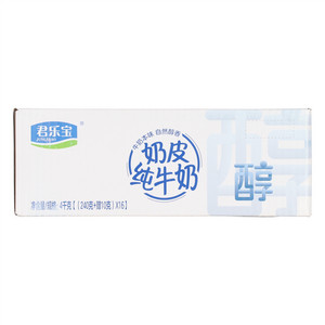 君乐宝奶皮纯牛奶
